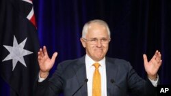 澳大利亞總理特恩布爾。