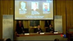 2015-10-07 美國之音視頻新聞: 美英三科學家分享諾貝爾化學獎