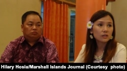 陳宏和周潮婷 (照片來源: 《馬紹爾群島雜誌》)