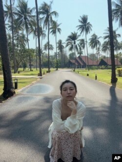 Chinese Zhang Chuannan is attending language courses in Chiang Mai, Thailand. She moved to Prachub Kirikhant province of southern Thailand on March 1, 2023.