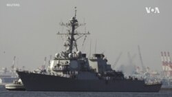 中國繞台軍演後 美軍導彈驅逐艦通過台灣海峽