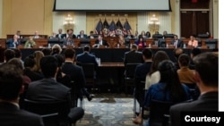 美國國會眾議院美國與中共戰略競爭特設委員會召開聽證會，聚焦美國企業在中國經商面臨的風險。（照片來源：美中戰略競爭特設委員會提供，2023年7月13日）