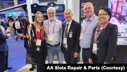 ຢູ່ທີ່ງານວາງສະແດງກ່ຽວກັບເກມຕ່າງໆຂອງໂລກ ປີ 2023.