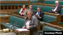 英國印太事務國務大臣卓雅敏（Anne-Marie Trevelyan，又譯特里維廉）(Photo: UK Parliament TV)