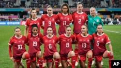 Team Norway poses before a Women's World Cup Group A soccer match, in Dunedin, New Zealand, July 30, 2023.