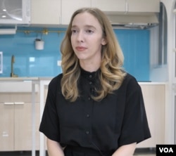 位於台北的美國政治網媒《Axios》中國記者貝書穎(Bethany Allen)（美國之音）