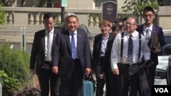 台灣新北市長、國民黨總統參選人侯友宜赴美國國會山莊拜會議員。（2023年9月18日）