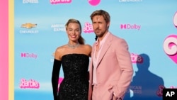 電影《芭比》的男女主角在加州出席首映禮