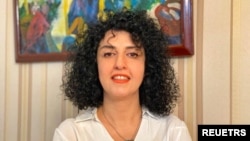 资料照：伊朗著名女权活动人士纳尔吉斯·穆罕默迪（Narges Mohammadi）