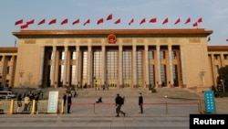 北京的人民大會堂.