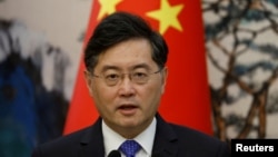 资料照：中国前外长秦刚 （2023年5月23日）