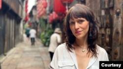 Manya Koetse launched the news site whatsonweibo.com in 2013 to track trends on Chinese social media. (Photo by Iris Wang)