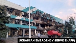 乌克兰南部敖德萨港口设施遭俄罗斯无人机袭击。（2023年8月2日）