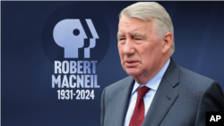Veteran newsman Robert MacNeil, who was the creator and first anchor of PBS' "NewsHour" in the 1970s, died on April 12, 2024.