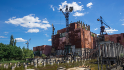 Sing Chan到訪烏克蘭的切爾諾貝爾核電廠廢墟遺址。 (圖片來源：被訪者提供)