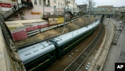 Личный поезд Ким Чен Ына (архивное фото) 