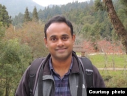 新德里中國研究所研究員拉維普拉薩德·納拉亞南教授 (本人提供)