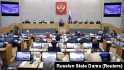 俄羅斯下院國家杜馬舉行會議。 (資料照:2023年10月18日)