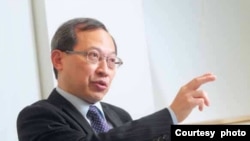 位於台北的兩岸政策協會理事長譚耀南 (照片提供:譚耀南)