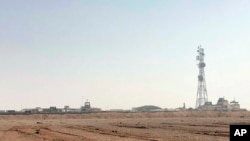 資料照片：2018年10月22日，敘利亞南部阿爾坦夫軍事前哨。 （美聯社照片）