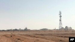 ແຟ້ມພາບ - ຄ້າຍທະຫານ ອາລ-ທານຟ໌ (al-Tanf) ຢູ່ທາງພາກໃຕ້ຂອງຊີເຣຍ ແມ່ນເຫັນໄດ້ໃນວັນທີ 22 ຕຸລາ, 2018. 