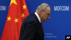 美國國會參議院多數黨領袖查克·舒默在北京訪問。（2023年10月9日）