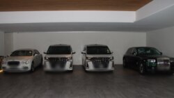 被新加坡警方扣押的豪华车辆。（新加坡警察部队公共事务部供图）