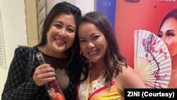 ຍານາງ ເຄວີ ແລະເພື່ອນຂອງນາງ. (ຮູບທີ່ໄດ້ຮັບການສະໜອງໃຫ້ໂດຍປະທານໃຫຍ່ຂອງເຄື່ອງດື່ມໂວດກ້າ ZINI)