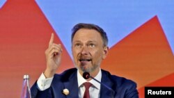 资料照片：德国财政部长克里斯蒂安·林德纳.