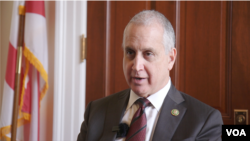 美國國會共和黨聯邦眾議員馬里奧·迪亞茲-巴拉特2024年3月13日接受美國之音專訪。