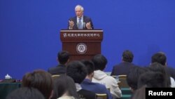 歐盟外交和安全政策高級博雷利（Josep Borrell）在北京大學發表講話。（2023年10月13日）