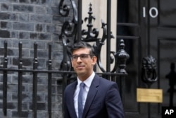 资料照片：英国首相苏纳克。