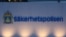Логотип шведской службы безопасности на штаб-квартире агентства в Стокгольме.