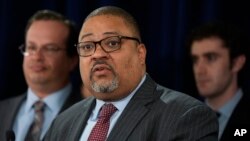 曼哈頓地區檢察官阿爾文布拉格(Alvin Bragg)。(美聯社資料照片)