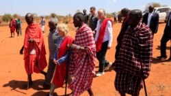 吉爾·拜登訪問肯尼亞村莊呼籲大眾關注前所未有的飢餓危機