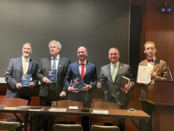 華盛頓智庫詹姆斯敦基金會2023年3月7日舉辦活動，討論如何應對中國在波羅的海國家的存在以及增強北約東翼的韌性。（美國之音薛小山拍攝）