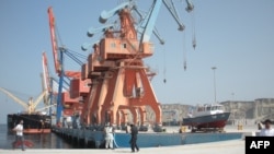 资料照片：巴基斯坦瓜达尔港。（2017年10月4日）