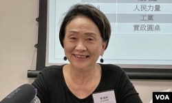 香港民主党前主席刘慧卿表示，游行也是港人DNA，希望继续有游行的自由 (美国之音/汤惠芸)