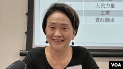 香港民主黨前主席劉慧卿表示，遊行也是港人DNA，希望繼續有遊行的自由。(美國之音湯惠芸)