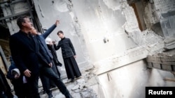 英國外交大臣卡梅倫2023年11月16日訪問烏克蘭敖德薩。