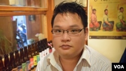 朗峰國際（香港）有限公司董事劉頌熙 (美國之音特約記者 湯惠芸拍攝 )