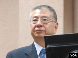 台湾国防部副部长杨念祖(美国之音张永泰拍摄)