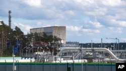 9月26日，在德國盧布明，北溪2號波羅的海管道的天然氣接收站，可以看到管道系統和關閉裝置。