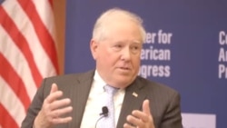 美國空軍部長弗蘭克·肯德爾（Frank Kendall）9月29日出席美國進步中心（Center for American Progress）舉辦的討論會, 討論中國威脅(照片來源:視頻截圖)
