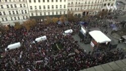 數萬捷克人表達對烏克蘭的支持