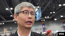 香港中文大學政治與行政學系副教授馬嶽 (美國之音 湯惠芸拍攝)