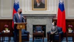 蔡英文總統會晤訪台美國印第安納州州長 提出共建“民主芯片”永續供應鏈