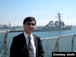 位於台北的國家政策研究基金會國家安全組副研究員揭仲(照片提供:揭仲)