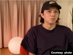 位於台北的電信業工程師陳育群（美國之音特約記者楊安拍攝）。