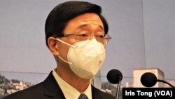 今屆香港特首選舉唯一候選人李家超表示，暫時未有計劃與記協會面。(美國之音 湯惠芸)